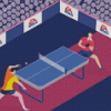 Table Tennis Player diamond painting