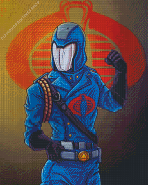 The Villain Cobra Commander diamond painting
