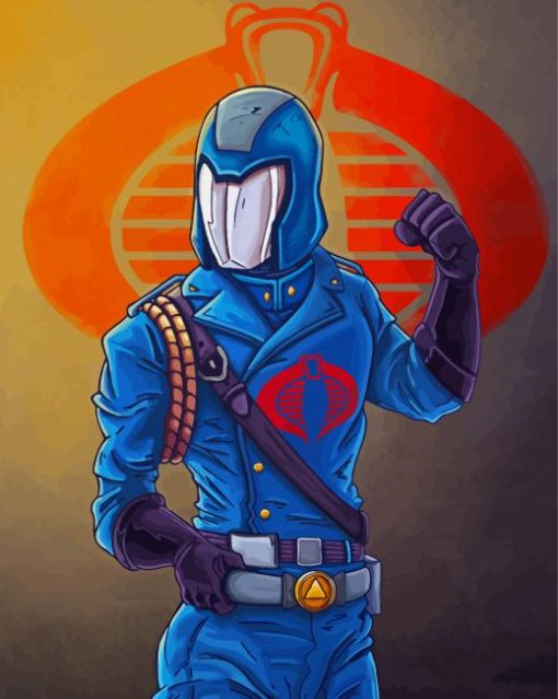 The Villain Cobra Commander diamond painting