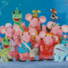 The Clangers Characters diamond painting