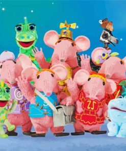 The Clangers Characters diamond painting