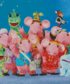 The Clangers Characters diamond painting