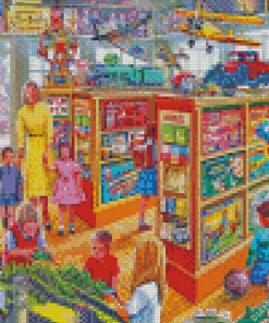 Toys Shop diamond painting