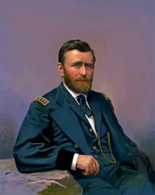 Ulysses S Grant US President diamond painting