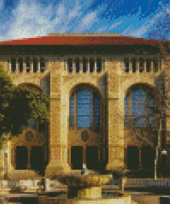 University Of California Building diamond painting