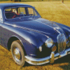 Vintage Jaguar Mark 1 Car diamond painting