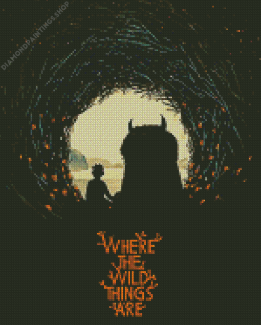 Where The Wild Things Are Poster diamond painting