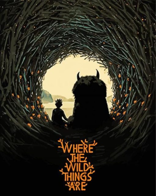 Where The Wild Things Are Poster diamond painting