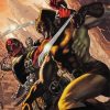 Wolverine Vs Deadpool Fight diamond painting