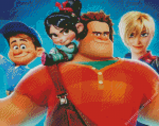 Wreck It Ralph Characters diamond painting