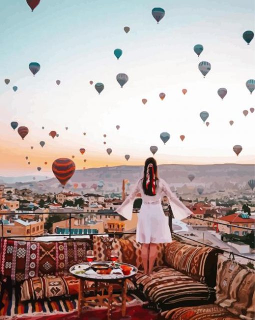 Aesthetic Cappadocia diamond painting