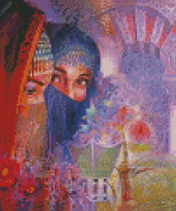 Aesthetic Arab Women diamond painting