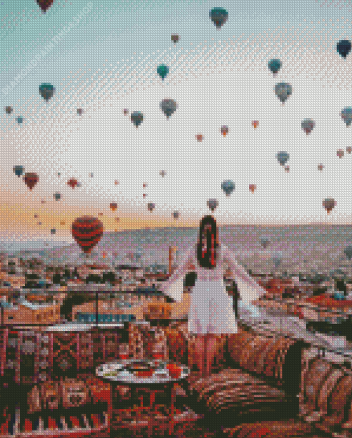 Aesthetic Cappadocia diamond painting