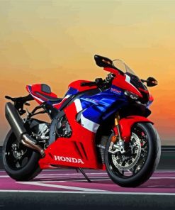 Aesthetic Motorcycle Honda diamond painting