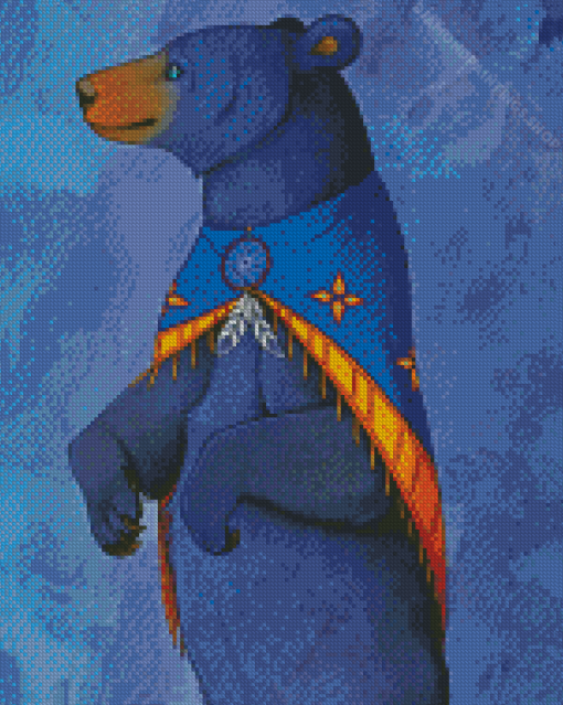 Aesthetic Native Bear Art diamond painting