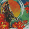 Aesthetic Samurai Warriors Video Game diamond painting