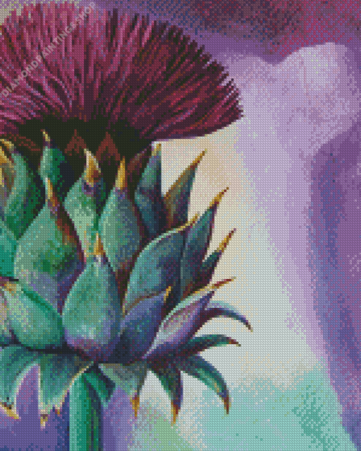 Aesthetic Thistle diamond painting