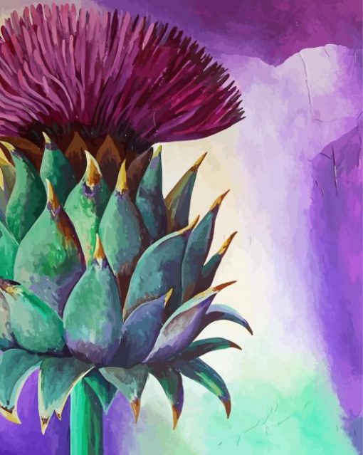 Aesthetic Thistle diamond painting