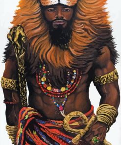 Aesthetic African King diamond painting