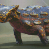 Ankylosaurus Reptile diamond painting