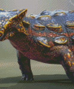 Ankylosaurus Reptile diamond painting