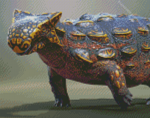 Ankylosaurus Reptile diamond painting