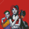 Batman Joker And Harley Quinn diamond painting