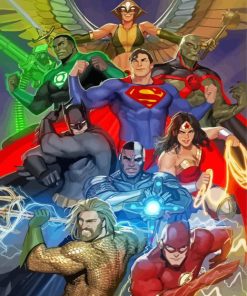 Cool Justice League diamond painting