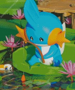 Cute Mudkip Art diamond painting