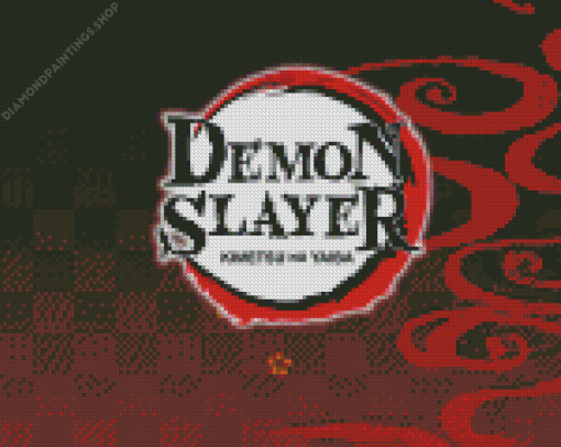 Demon Slayer Logo Anime diamond painting