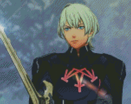 Fire Emblem Three Houses Byleth diamond painting