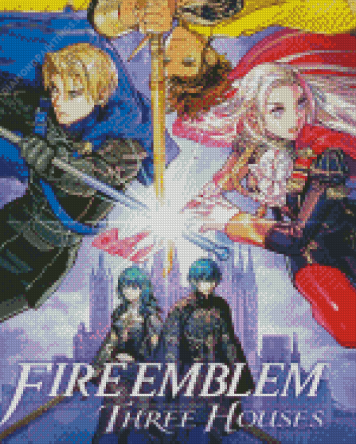 Fire Emblem Three Houses Poster diamond painting