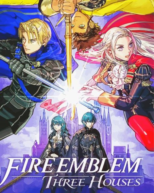 Fire Emblem Three Houses Poster diamond painting