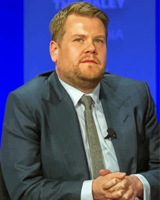 James Corden Tv Presenter diamond painting