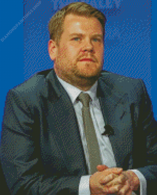 James Corden Tv Presenter diamond painting