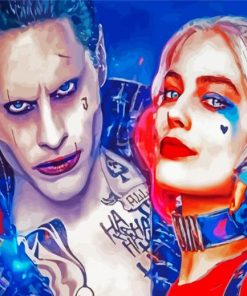 Joker And Harley Quinn diamond painting