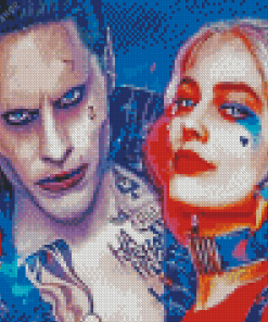 Joker And Harley Quinn diamond painting
