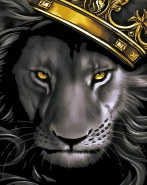 Lion King Of The Jungle diamond painting