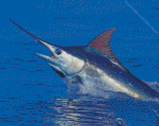 Marlin Fish diamond painting