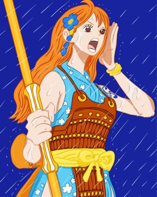 Nami One Piece Art diamond painting