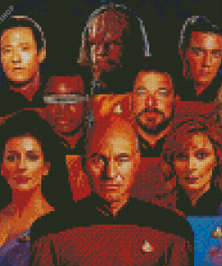 Star Trek Picard Poster Art diamond painting