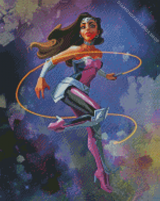 Super Woman Art diamond painting