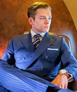 Taron Egerton Kingsman diamond painting