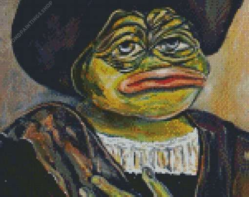 Vintage Pepe Frog Art diamond painting