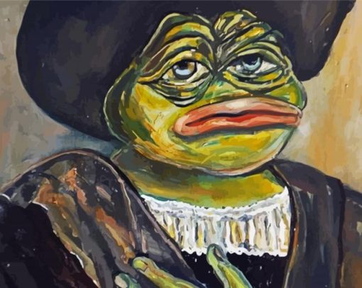 Vintage Pepe Frog Art diamond painting