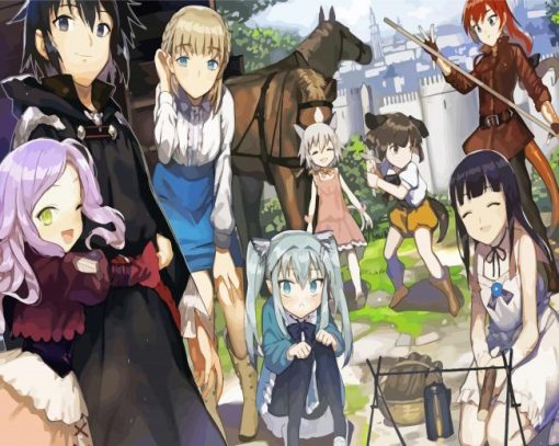 Anime Characters Death March To The Parallel World Rhapsody diamond painting