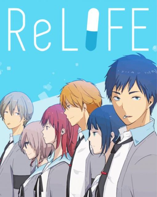 Anime Poster Relife diamond painting