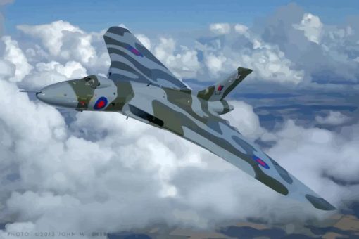 Avro Vulcan diamond painting