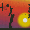 Basketball Silhouette diamond painting