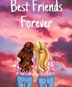 Best Friends Forever diamond painting